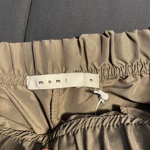 MNML satin pants